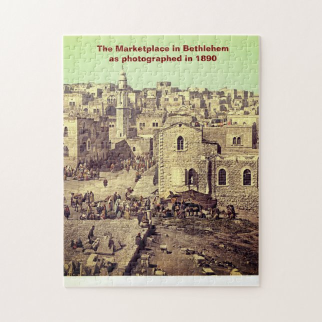 Bethlehems kristna familj jul pussel (Vertikal)