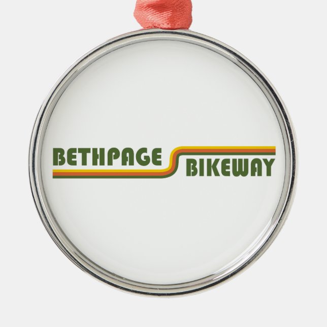 Bethpage Bikeway Julgransprydnad Metall (Framsidan)