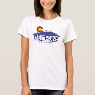 Bethune Colorado wood Mountaines dam shirt Tee