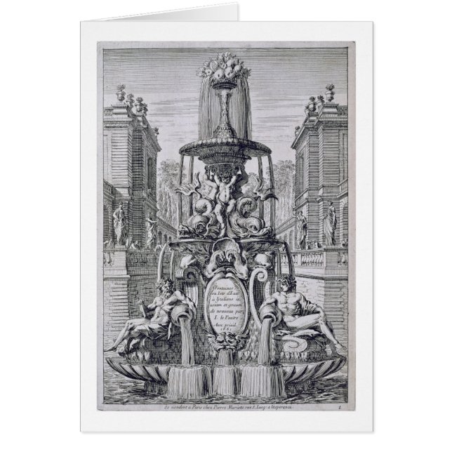 Betitla sidan från 'fontänen och Waterjets i Itaen Hälsningskort (Framsidan)