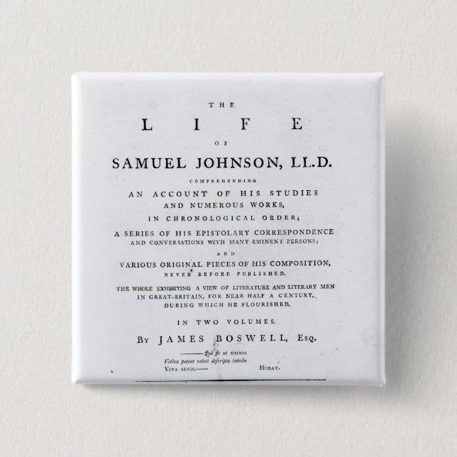 Betitla sidan, från 'livet av Samuel Johnson Knapp (Framsida)