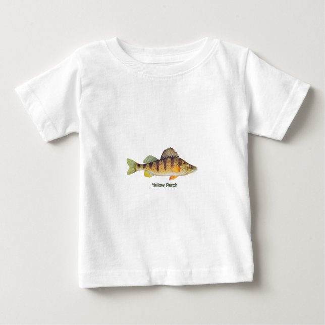 (Betitlad) gul Perch, T Shirt (Framsida)