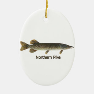 (Betitlade) nordliga Pike, Julgransprydnad Keramik