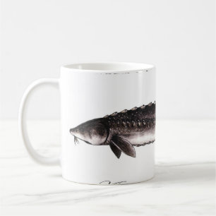 Betitlade objekt för vitstör kaffemugg