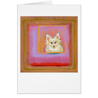 Betitlat: Dearly älskat - pomeranian förtjusande Hälsningskort