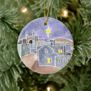 Betlehem Ceramic Jesse Träd Ornament