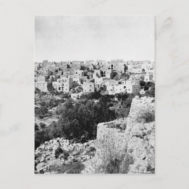 Betlehem, circa 1890 vykort (Framsida)