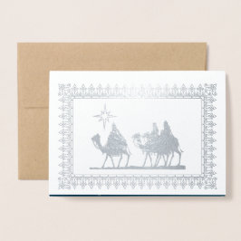 Betlehem Luxury Real Foil-julkort Folierat Kort