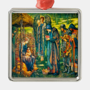 Betlehem Premium Square Ornament-stjärnan Julgransprydnad Metall
