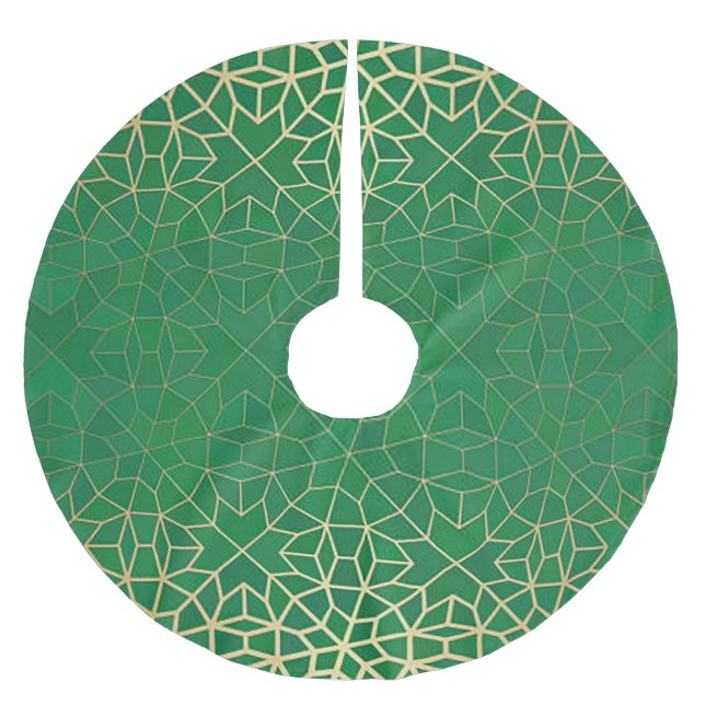 Betlehem Star" Julgransmatta Borstad Polyester (Framsidan)