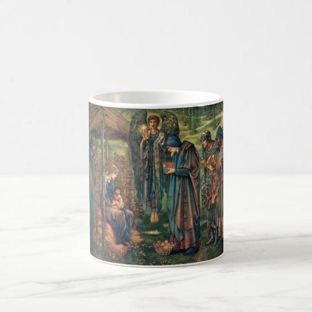 Betlehem-stjärnan (av Edward Burne-Jones) Kaffemugg (Center)