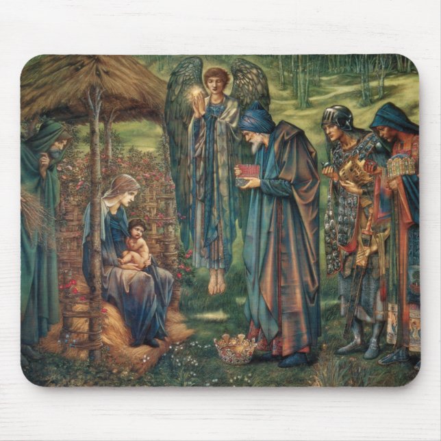 Betlehem-stjärnan (av Edward Burne-Jones) Musmatta (Framsidan)