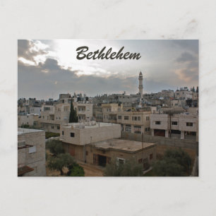 Betlehem Västbanken Palestina Postkort Vykort