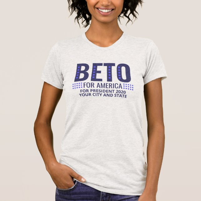 Beto 2020 för presidentpersonlig t shirt (Framsida)