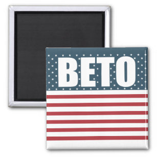 Beto American Flagga Texas Guvernör i valet till E Magnet