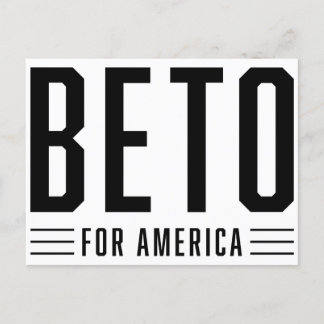 Beto for America Postcard #1 Vykort