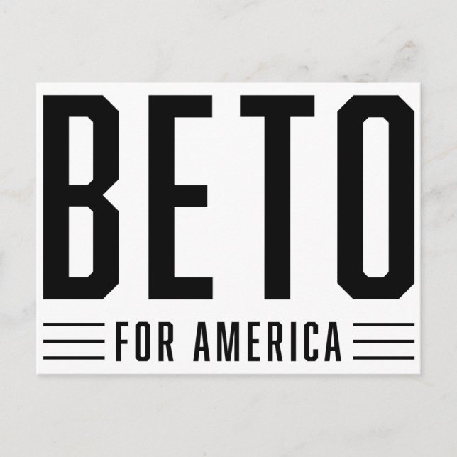 Beto for America Postcard #1 Vykort (Framsida)
