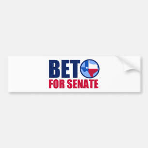 Beto för den Texas senaten 2018 Bildekal