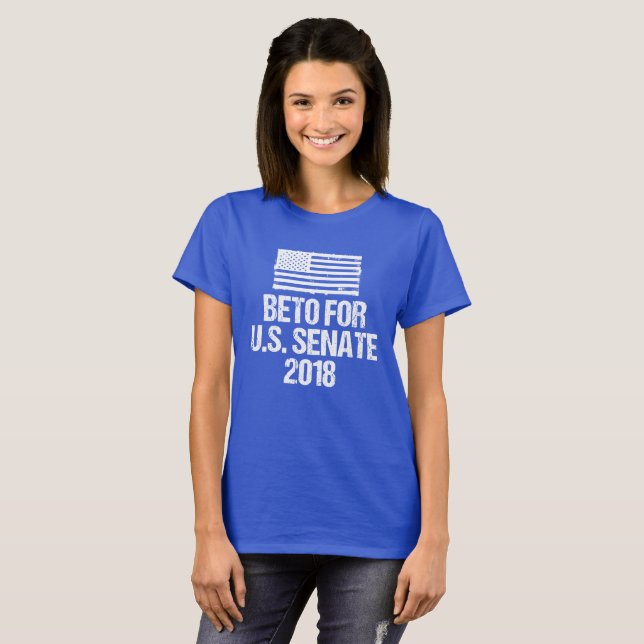Beto för det senatmitten på terminenvalet 2018 t shirt (Hel framsida)