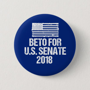 Beto för det U.S.-senatTexas valet 2018 Knapp