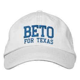 Beto för Texas blå och vit anpassningsbar Broderad Keps