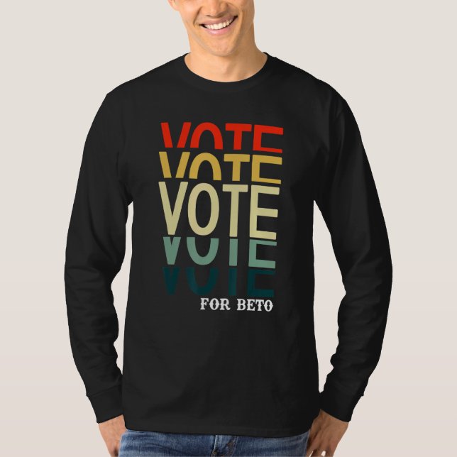 Beto for Texas Democratic Guvernör 1 T Shirt (Framsida)