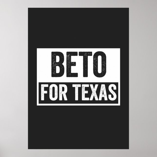 beto FÖR TEXAS Poster (Framsidan)