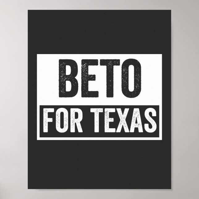 beto FÖR TEXAS Poster (Framsidan)
