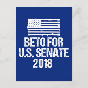 Beto for U.S. Senate 2018 Texas Val Vykort