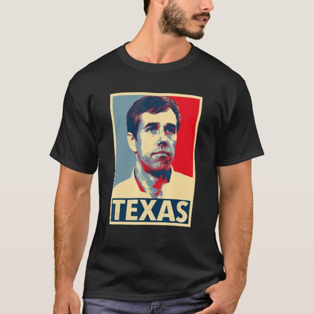 Beto O'rourke Beto for Texas T Shirt (Framsida)