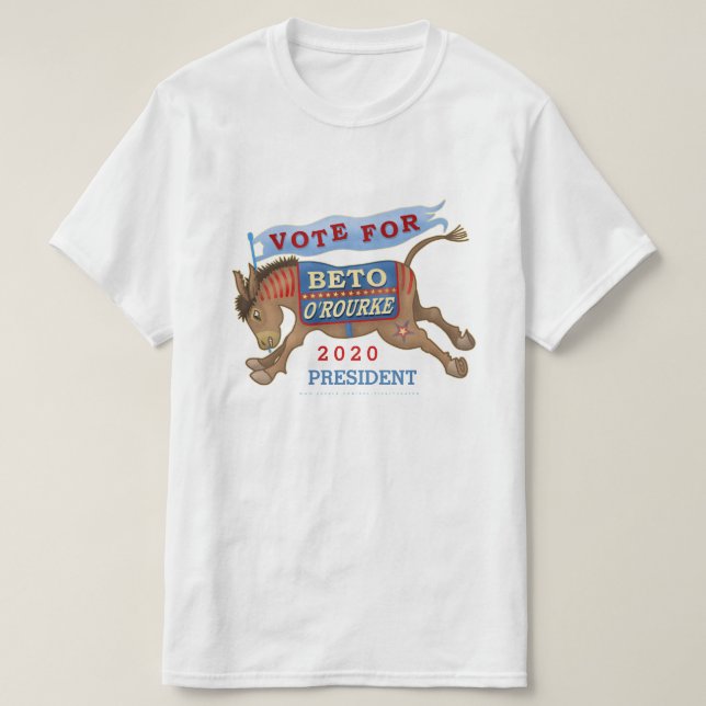 Beto O'Rourke för 2020-talaren T Shirt (Design framsida)