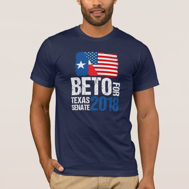 Beto O'Rourke för den Texas senaten i 2018 T Shirt (Framsida)