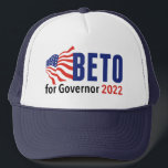 Beto O'Rourke för guvernör 2022 Texas-val Keps<br><div class="desc">Rösta för Beto O'Rourke som guvernör i Texas. Fantastisk Beto O'Rourke 2022 som kandidat till guvernörsvalet i party för en demokrat som stöder den demokratiska kandidaten. Den amerikanska flagga av Graphics Factory i rött,  vitt och blått på ett skyddshölje för en liberal Texan.</div>
