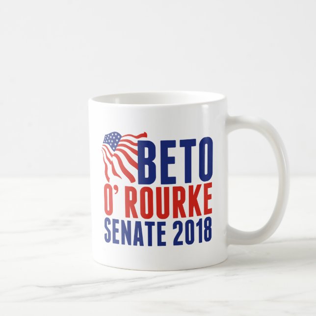 Beto O'Rourke for Senate 2018 Kaffemugg (Höger)