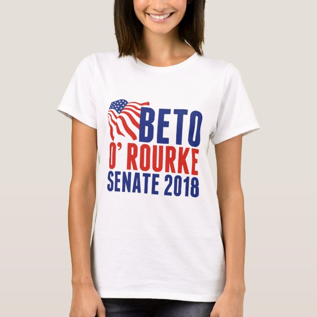 Beto O'Rourke for Senate 2018 Tee Shirt (Framsida)