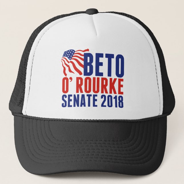 Beto O'Rourke for Senate 2018 Truckerkeps (Framsida)