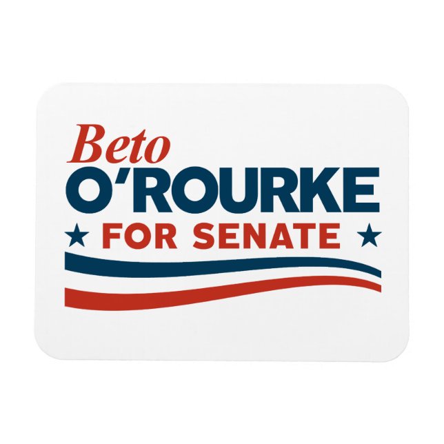 Beto O'Rourke for Senate Magnet (Horisontell)