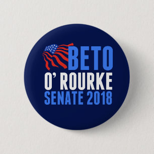 Beto O'Rourke för senaten 2018 Knapp