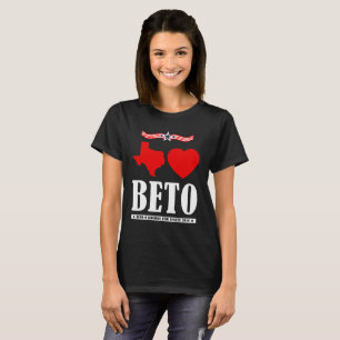 Beto O'Rourke för Texas kärlekBeto skjorta senat T Shirt