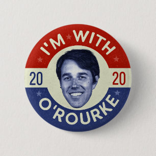 Beto O'Rourke President 2020 Democrat Photo Retro Knapp