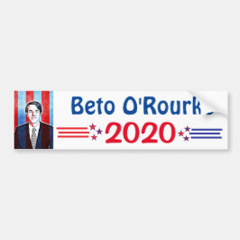 Beto O'Rourke till president 2020 Bildekal