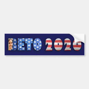 Beto O'Rourke till president 2020 Bildekal