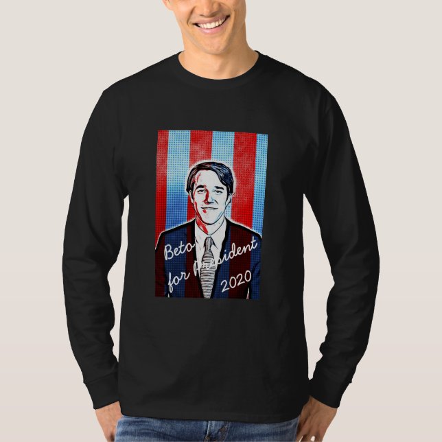 Beto O'Rourke till president 2020 T Shirt (Framsida)