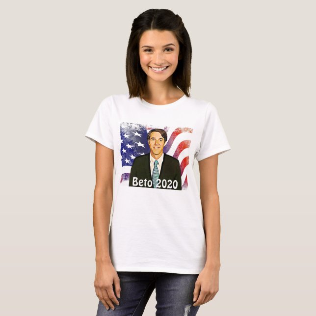 Beto O'Rourke till president 2020 T Shirt (Hel framsida)