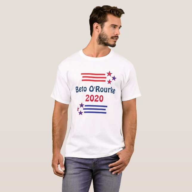 Beto O'Rourke till president 2020 T Shirt (Hel framsida)