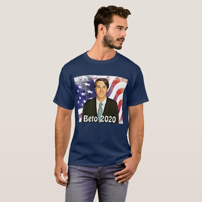 Beto O'Rourke till president 2020 T Shirt (Hel framsida)