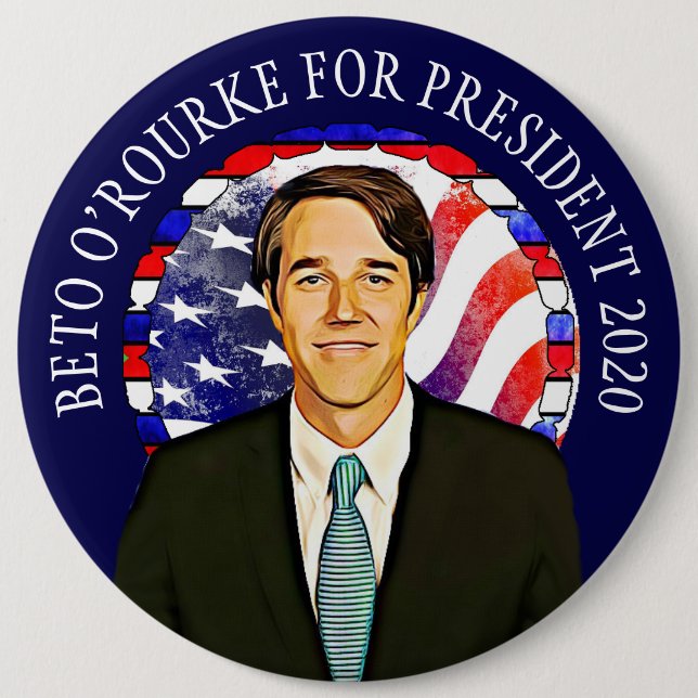 Beto O'Rourke (USA) 2020 Knapp (Framsida)