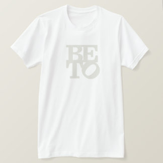BETO staplad beige - högkvalitativ manar T Shirt
