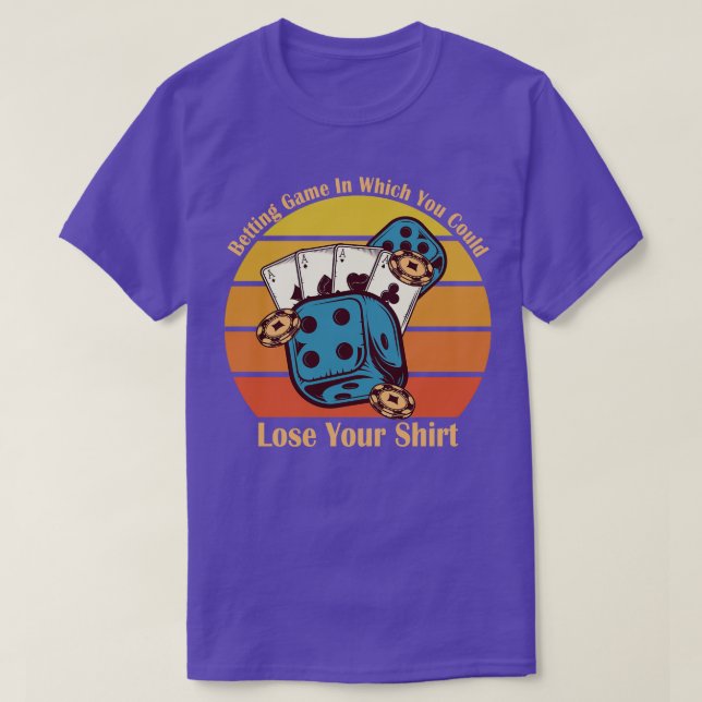 Betona spel där du kan förlora ditt spel t shirt (Design framsida)