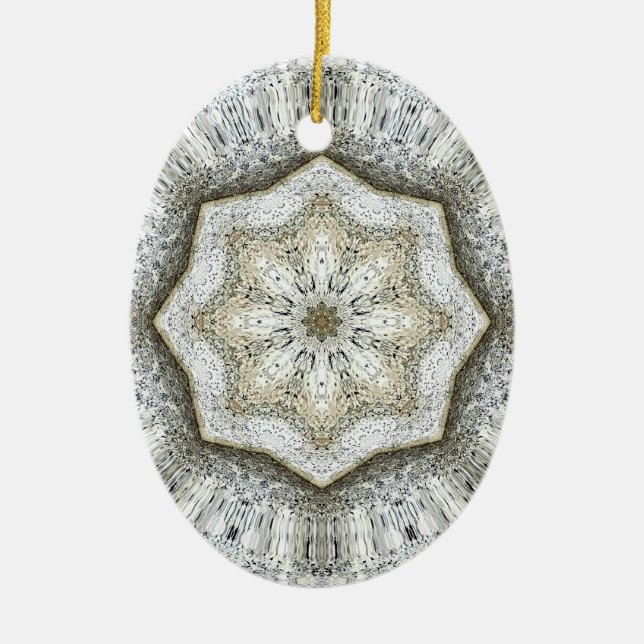 Betong Grått Star Ornament (Framsidan)